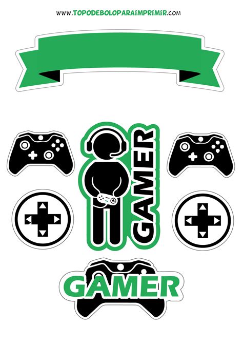 imagem gamer para imprimir